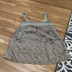 American Eagle Outfitters Multicolor Floral Tank Top Size Small
